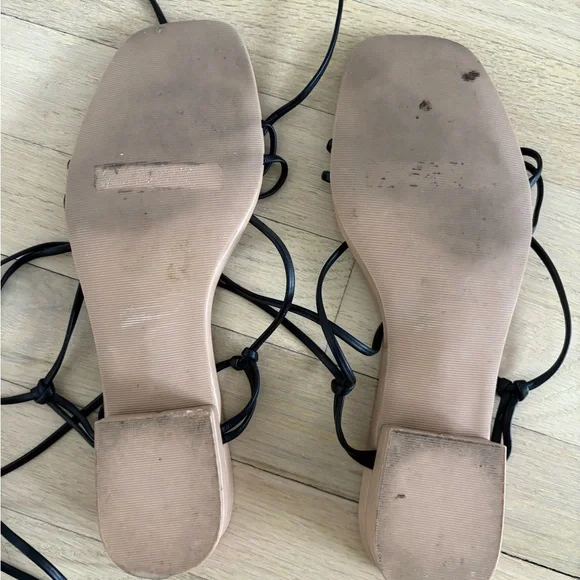 Abercrombie & Fitch Tan Strappy Sandals - Picture 3 of 3